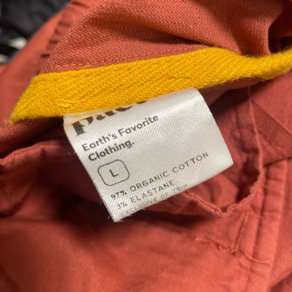 Pact Twill Elastic Waist Cropped Pants - L - Picture 6 of 6